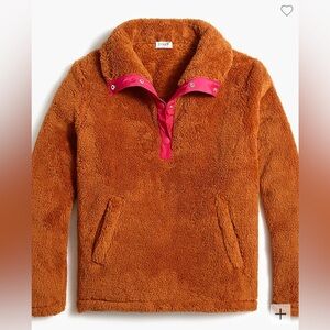 J. Crew Sherpa Pullover With Pockets